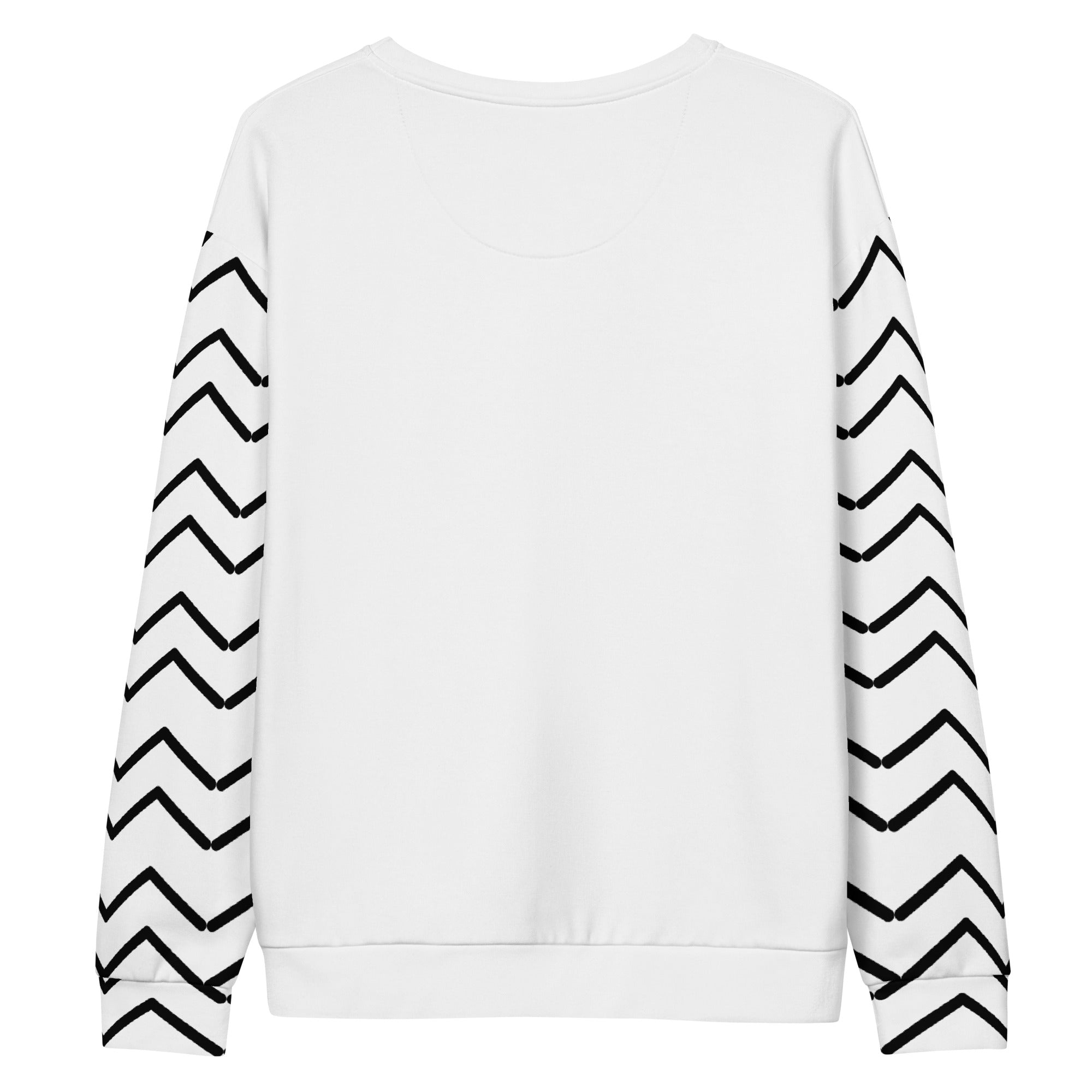 DRIP WAVE WHITE Unisex cotton sweatshirt – Drip Invasion LLC